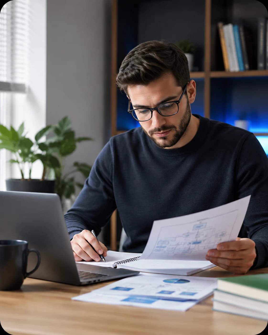 Cybersecurity content creator reviewing official CISSP materials